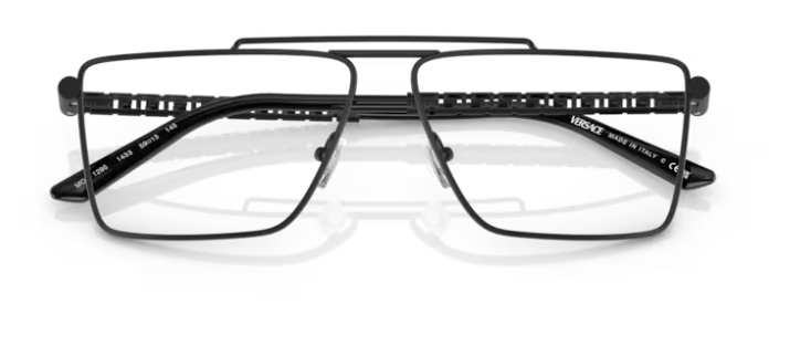 Versace 0VE1295 1433 Matte Black 59mm Rectangular Men's Eyeglasses