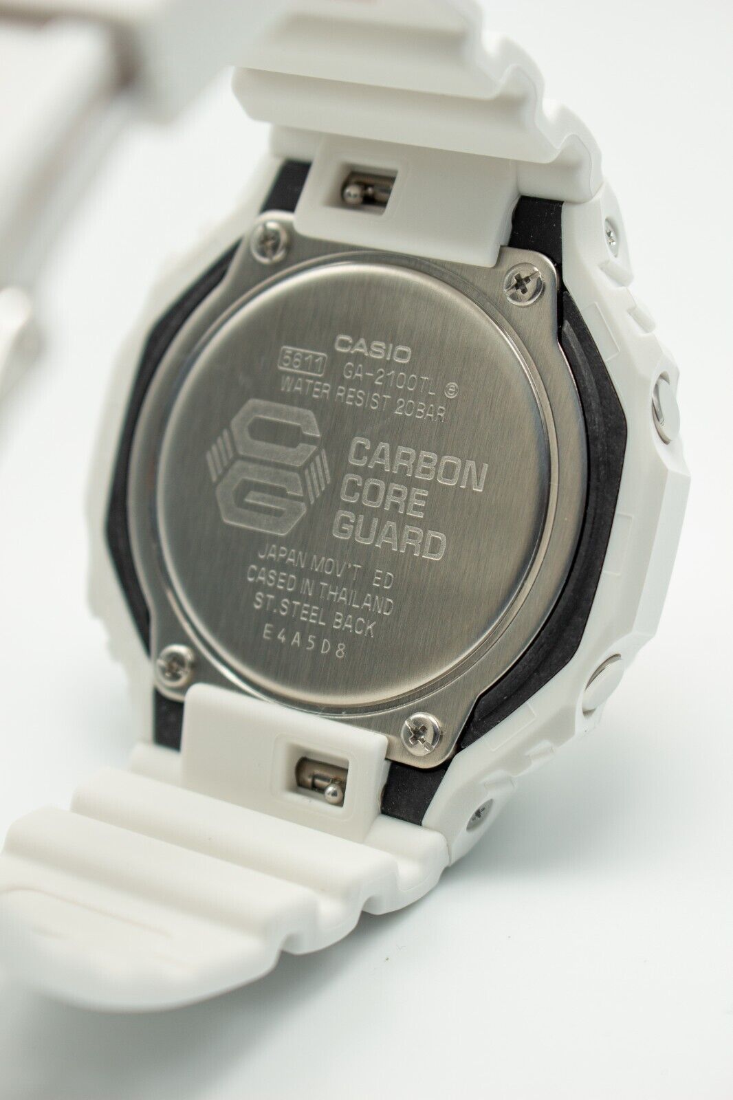 Casio G-Shock Analog Digital 2100Series White Men's Watch GA2100TL-7A