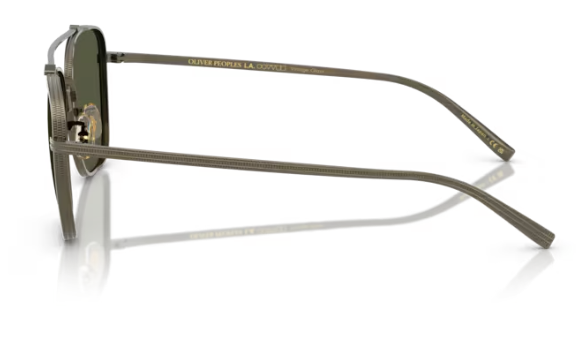 Oliver Peoples 0OV1349ST Avison 528452 Antique Gold G-15 Square Men's Sunglasses