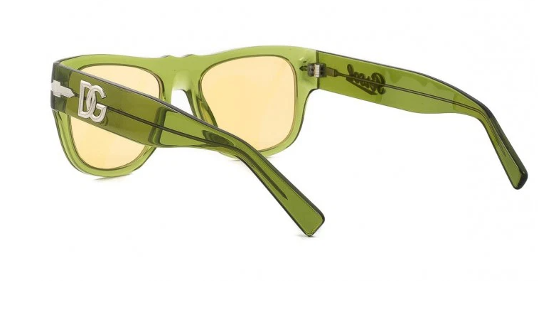 Persol X Dolce & Gabbana OPO 3294S 1165/R6 Green/Yellow Square Men's Sunglasses