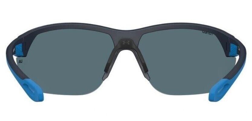 Under Armour  UA-Compete 009V-V8 Grey/Blue Rectangular Men's Sunglasses