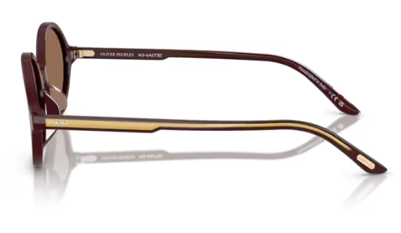 Oliver Peoples 0OV5574SU 2000c 178973 Burgundy Brown Oval Women's Sunglasses