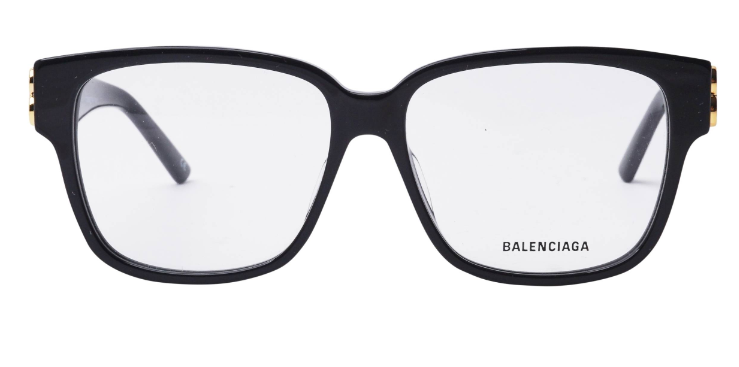 Balenciaga BB0104O 001 black Square Women's Eyeglasses