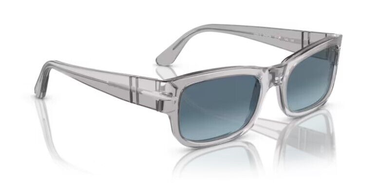 Persol 0PO3326S 309/Q8 Transparent grey/Azure Gradientblue 57mm Men's Sunglasses