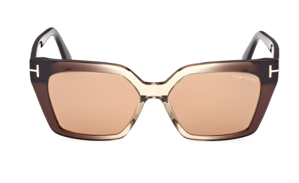 Tom Ford WINONA FT1030 47J Light Brown/Roviex Gradient Women's Sunglasses