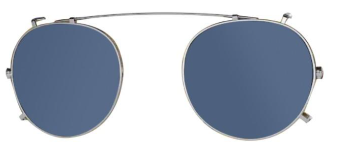 Oliver Peoples 0OV5186CM GregoryPeck 503680 Silver/Blue 45mm Clip-On