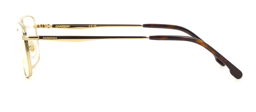 Carrera 343 ONR Gold Brown Havana Rectangular Men's Eyeglasses