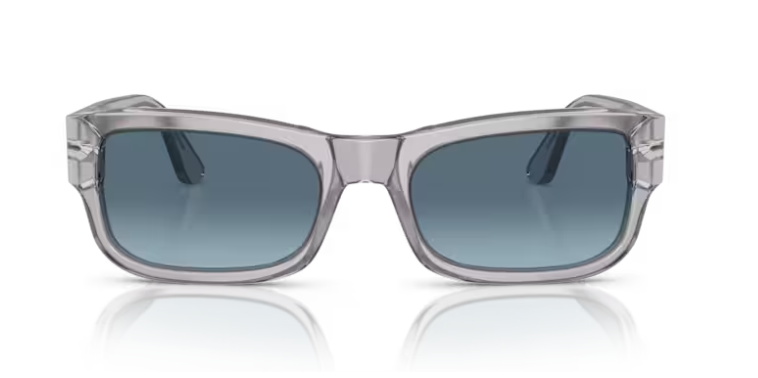 Persol 0PO3326S 309/Q8 Transparent grey/Azure Gradientblue 57mm Men's Sunglasses