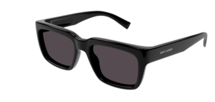 Saint Laurent SL 615 001 Black Square Men's Sunglasses