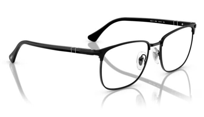 Persol 0PO1021V 1078 Black / Clear Square Shape 55mm Unisex Eyeglasses