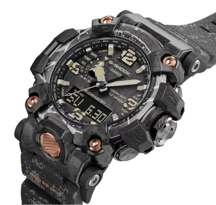 Casio G-Shock Mudmaster Tough Solar Black Strap Men's Watch GWG2000CR-1A