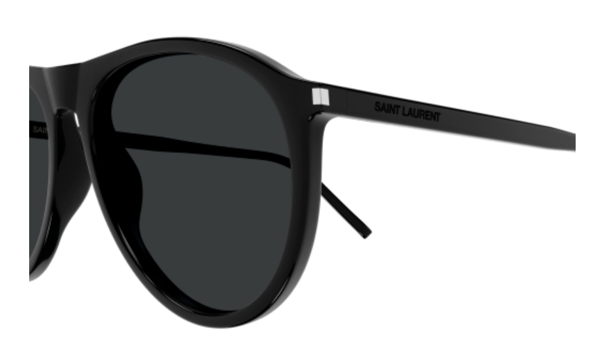 Saint Laurent SL 667 001 Black Soft Square Men's Sunglasses