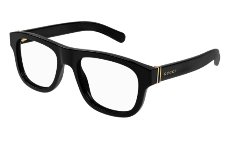 Gucci GG1509O 001 Black Square Men's Eyeglasses