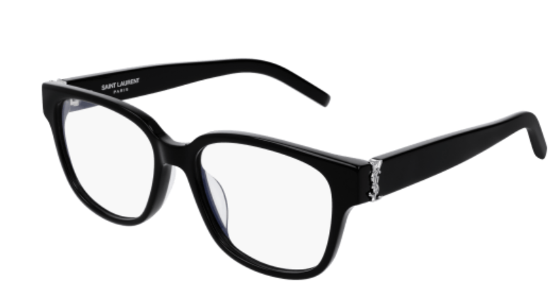 Saint Laurent SL M33/F 001 Black Square Women's Eyeglasses