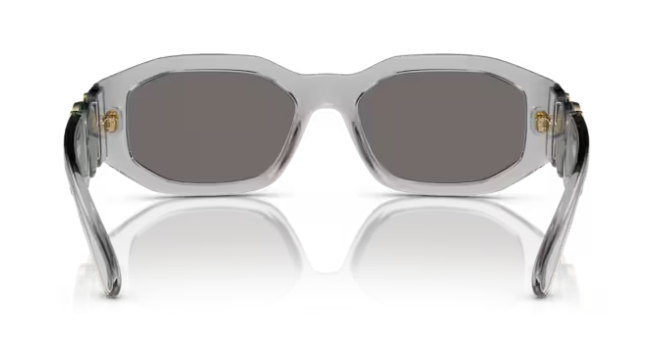 Versace 0VE4361 311/6G Transparent grey/Light grey Mirrored Men's Sunglasses