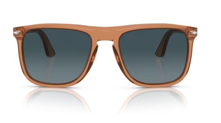 Persol 0PO3336S 1213S3 Transparent Brown / Blue Oval Shaped Women's Sunglasses