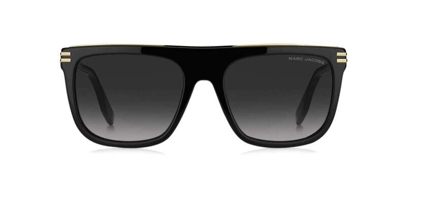 Marc Jacobs MARC-586/S 0807/9O Black/Grey 716Gradient Rectangle Men's Sunglasses