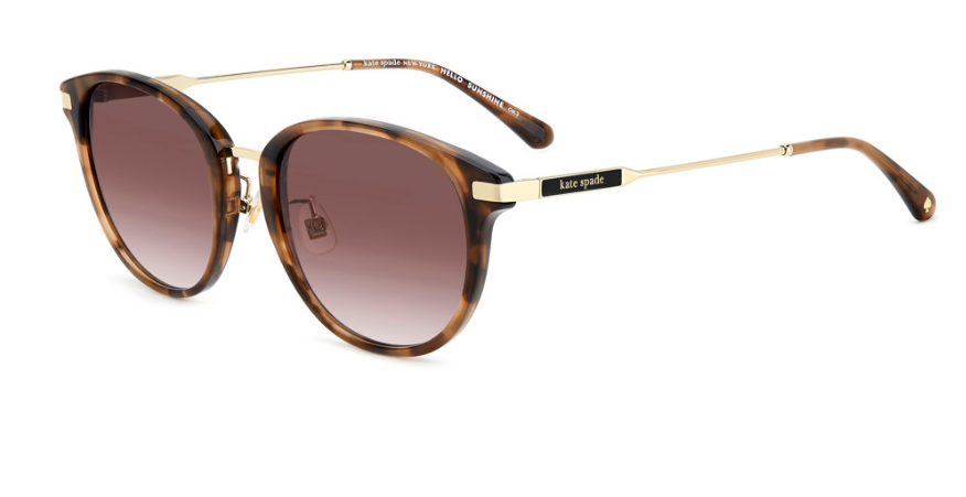 Kate Spade FAWN/F/S 086 Havana Cat eye Women's Sunglasses