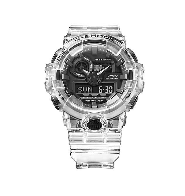 Casio G Shock 700 Series Analog Digital Black Dial Men's Watch GA700SKE-7A