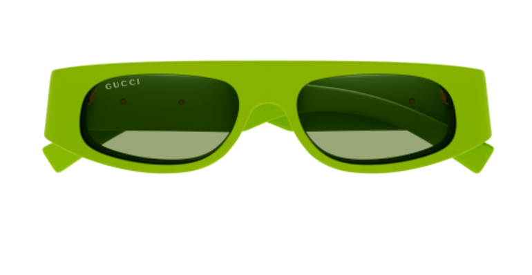 Gucci GG1771S 009 Green/Green Rectangular Women's Sunglasses