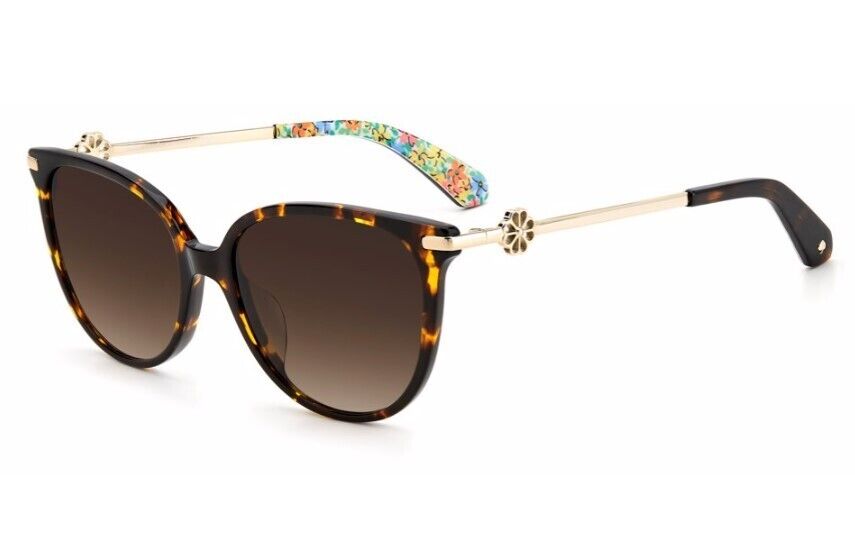Kate Spade Kristina/G/S 0086/HA Havana/Brown Gradient Oval  Women's  Sunglasses