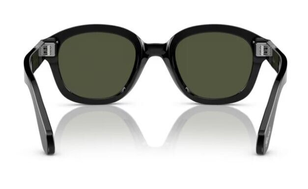 Persol 0PO0060S 95/31 Black/Green Soft Square 50mm Women's Sunglasses