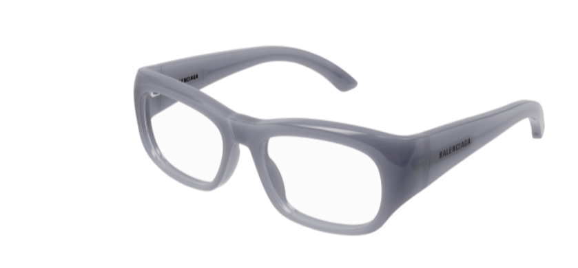 Balenciaga BB0269O 003 Grey Square Women's Eyeglasses