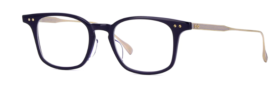 Dita Buckeye DRX 2072 C Navy/Gold Rectangle Women's Eyeglasses