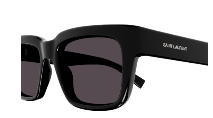 Saint Laurent SL 615 001 Black Square Men's Sunglasses