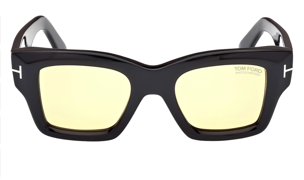 Tom Ford ILIAS FT1154 01E Shiny Black Square Men's Sunglasses.