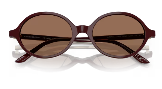 Oliver Peoples 0OV5574SU 2000c 178973 Burgundy Brown Oval Women's Sunglasses