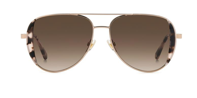 Kate Spade NAVY/G/S 000 Rose Gold Oval Women's Sunglasses