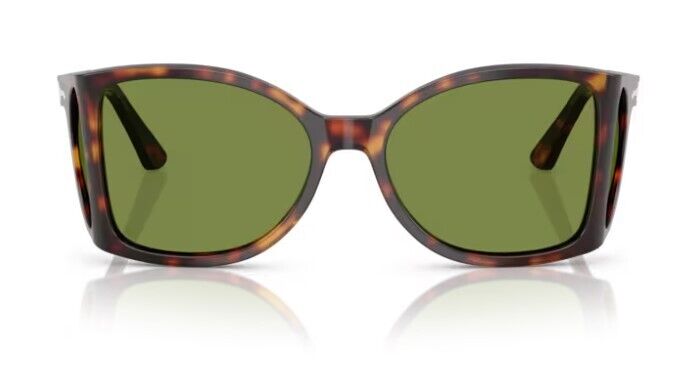 Persol 0PO0005 24/4E Havana/Green Round Shaped Men's Sunglasses