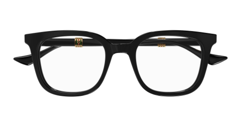 Gucci GG1497O 005 Black Soft Square Men's Eyeglasses