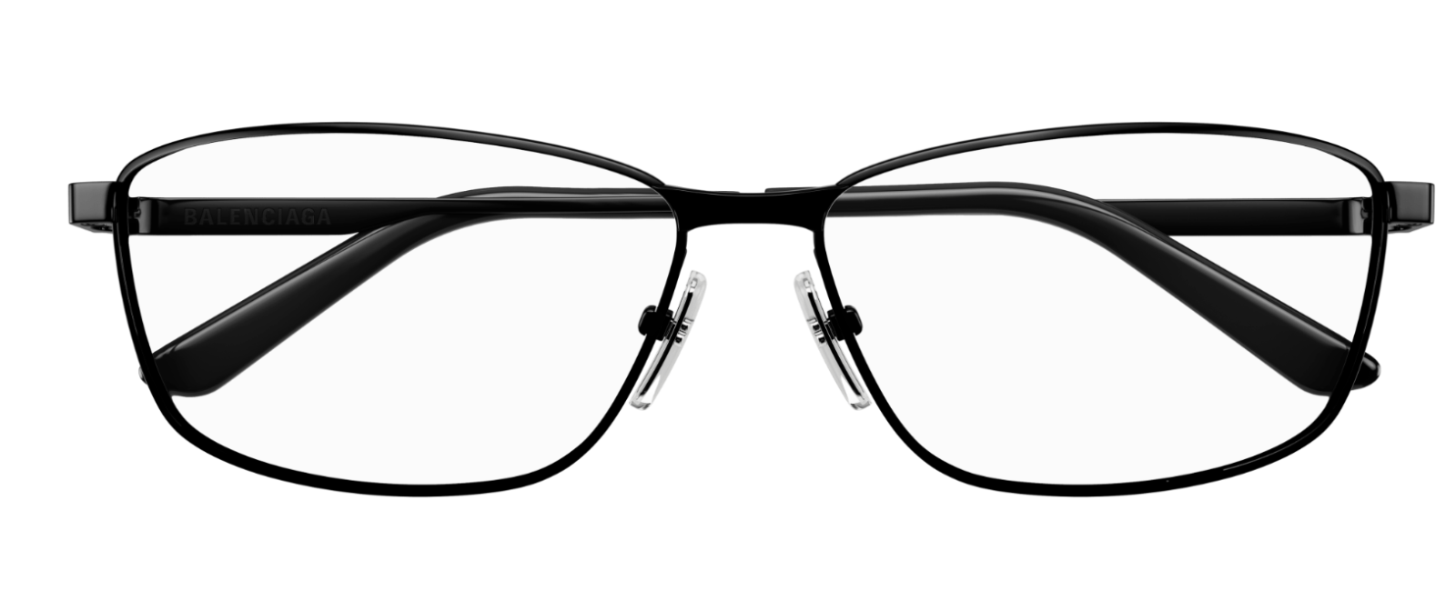 Balenciaga BB0283O 001 Black Squared Men's Eyeglasses