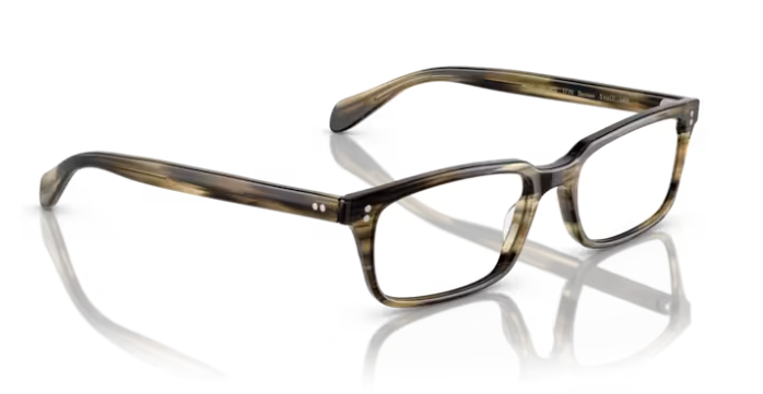 Oliver Peoples 0OV5102 Denison 1719 Olive Smoke Rectangle Men's Eyeglasses