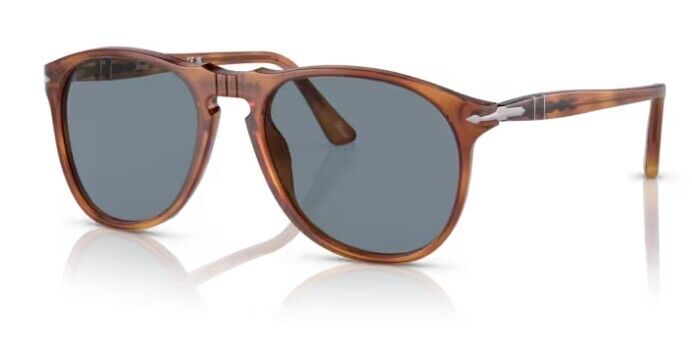 Persol 0PO9649S 96/56 Terra di siena/ Blue Oval Men's Sunglasses