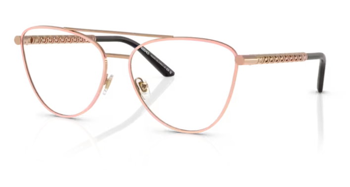 Versace 0VE1296 1515 Pastel Rose 55mm Cat-Eye Women's Eyeglasses