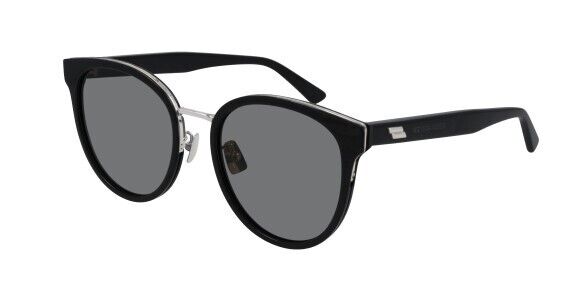 Bottega Veneta BV1081SK 001 Black/Grey Round Women's Sunglasses