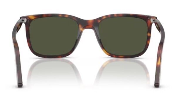 Persol 0PO3357S 24/31 Havana/ Green Rectangle Shaped 53mm Unisex Sunglasses