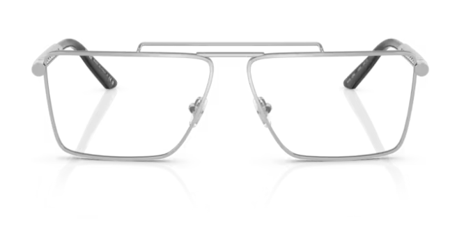 Versace 0VE1295 1000 Silver 59mm Rectangular Men's Eyeglasses