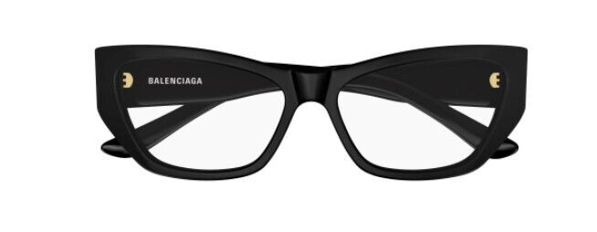 Balenciaga BB0372O 001 Black Cat-Eye Women's Eyeglasses