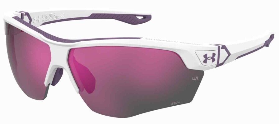 Under Armour  UA-Yard-Dual 0NIC-PC White/Violet Unisex Sunglasses