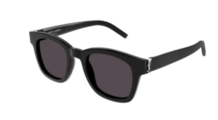 Saint Laurent SL M124 001 Black Square Men's Sunglasses