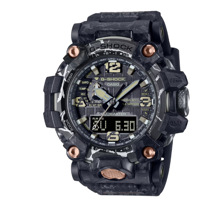 Casio G-Shock Mudmaster Tough Solar Black Strap Men's Watch GWG2000CR-1A