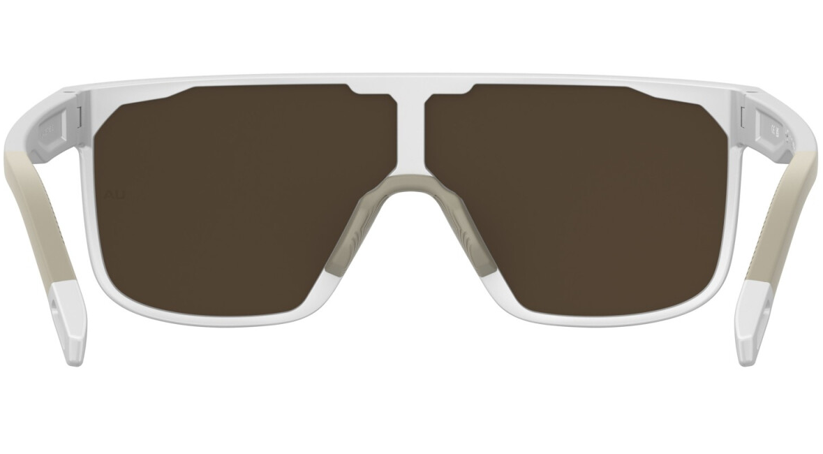 Under Armour UA DEFINE/G 7JX VP Matte White Gold/Gold Mirrored Men's Sunglasses