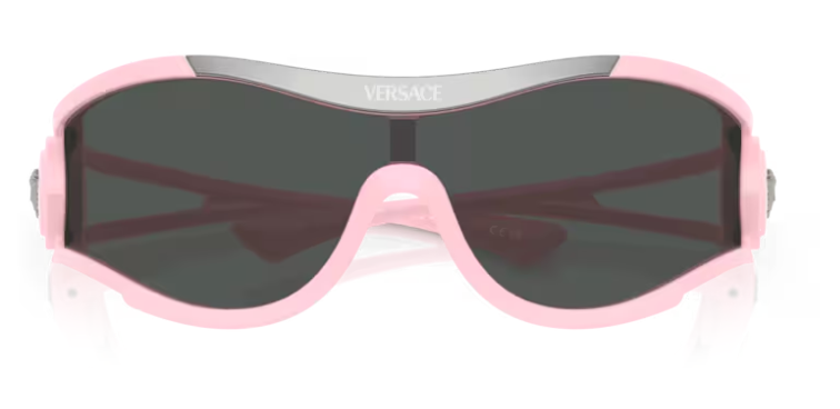 Versace 0VE4475 548587 Pink/Dark Grey Mask Men's Sunglasses