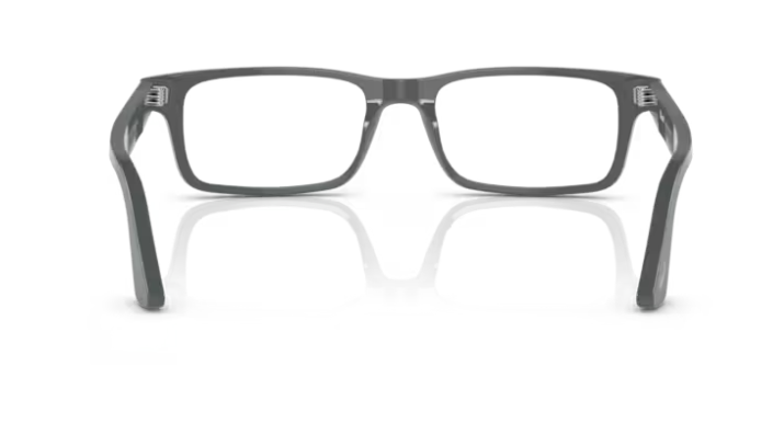 Persol 0PO 3050V 1173 Solid grey/Clear Rectangle Men's Eyeglasses