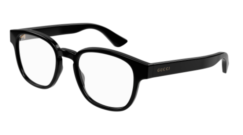 Gucci GG1343O 001 Black Soft Square Men's Eyeglasses