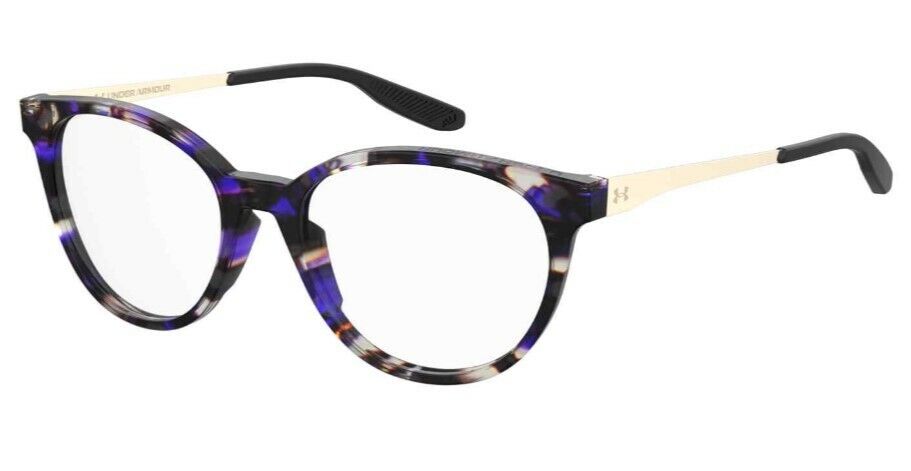 Under Armour Ua 5028 0HKZ/00 Violet Havana Oval Full-Rim Women's Eyeglasses